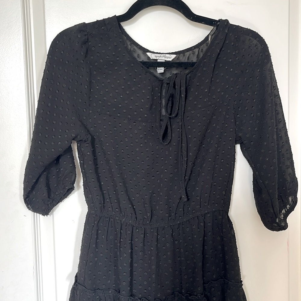 Speechless small black dress 1/3 sleeve